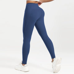 Solid Color Back Waist Pocket High Waist Fitness Yoga Legging soft Women Sport Pant Tight Butter Athletic Gym Ankle-Length Pants