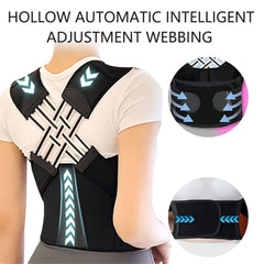 Magnetic Therapy Back Posture Corrector With Adjustable Shoulder Support For Sitting Posture Correction Breathable And Shaping