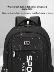 Men's Large Capaci Bapa Casual Simple Sle Climbing Bag Busin Travel Cuter Bag High School College Student Book Bag