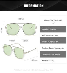 Trendy Polygonal Punk Sunglasses Oversized Goggle Advanced Sense One Piece Large Frame Sun Glasses New Steampunk Eyewear UV400
