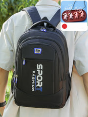 Men's Large Capaci Bapa Casual Simple Sle Climbing Bag Busin Travel Cuter Bag High School College Student Book Bag