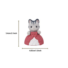 55PCS Cute Calico Critters Graffiti Stickers Children's Cartoon Doll Decals DIY Laptop Notebook Decoration Sticker Toy