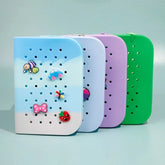 DIY Silicone Hole Pen Bag Large Capacity Pencil Case Student Stationery Organizer Dirt Resistant Multifuncional Stationery Bag