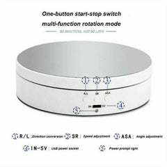 360° Electric Motorized Rotating Display Stand Jewelry Photography