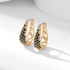 Fashion Personality Water Drop French Earrings Women
