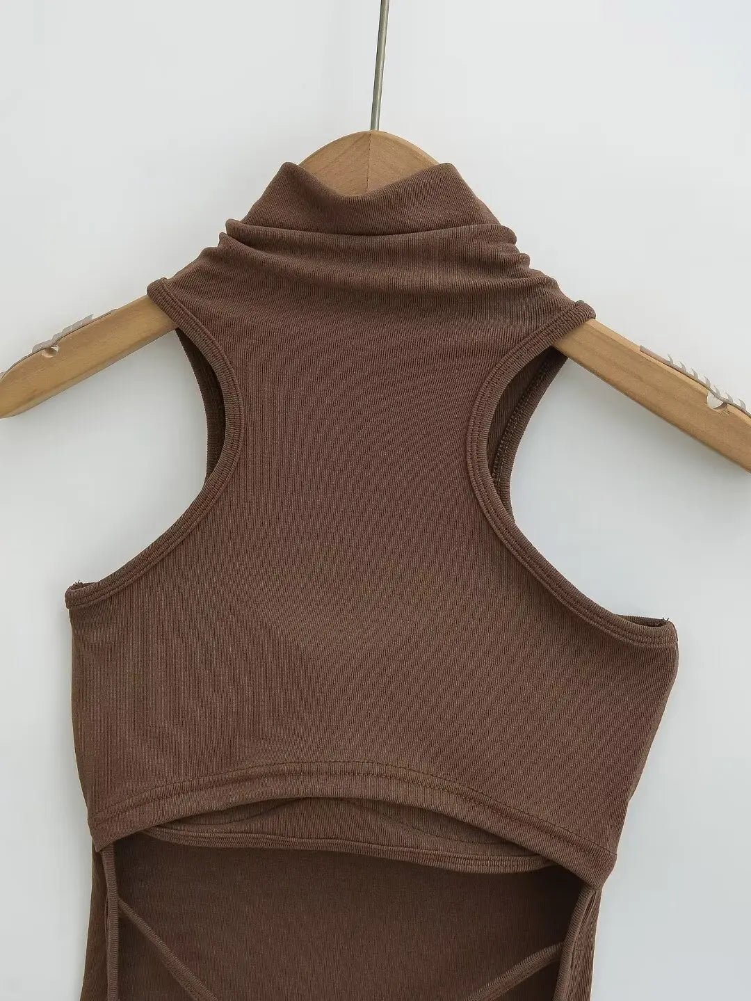 Women 2024 Summer New Fashion Digging Shoulder Waist Strap Belt Chest Pad Tank Tops Retro Casual Female Camis Chic Tops