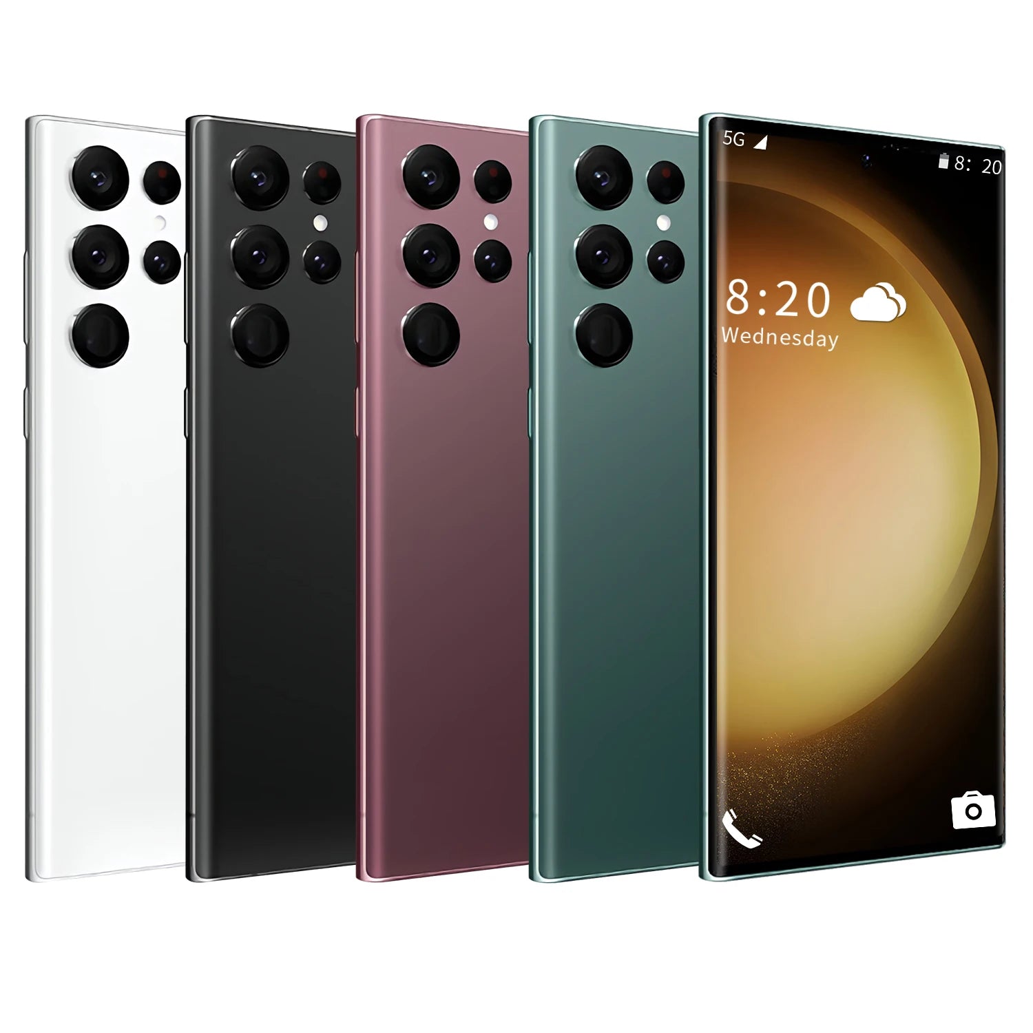 S24 Ultra 16GB+1TB High Speed Storage Combination Mobile Phone 7.3 Inch Large View Frame Dual Card Unlocked Smartphone