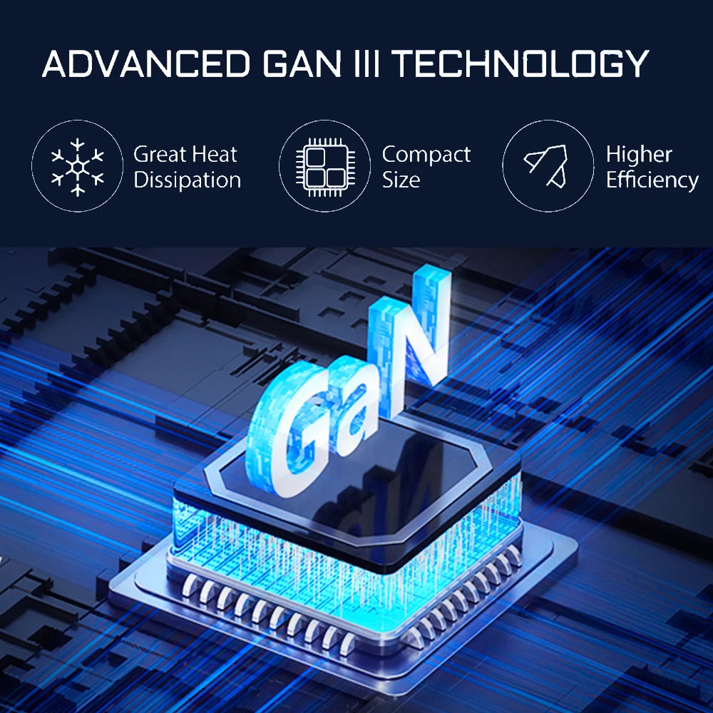 Eonline 3D 120W GaN Type C 5-Port Charger USB C PD Fast Charger Quick Charge 3.0 Multiple Desktop Charging Station for iPhone 15