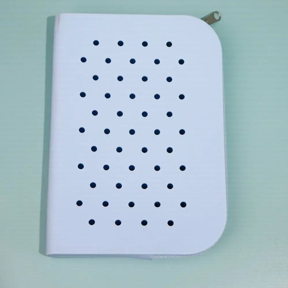 DIY Silicone Hole Pen Bag Large Capacity Pencil Case Student Stationery Organizer Dirt Resistant Multifuncional Stationery Bag