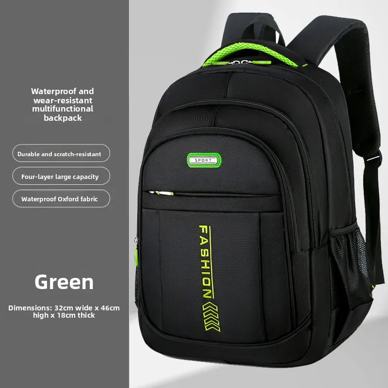 Casual Large Capaci Bapa for Men And Women Traveling High School Students Books Faion Trend Laptop Bag with Padded Ba