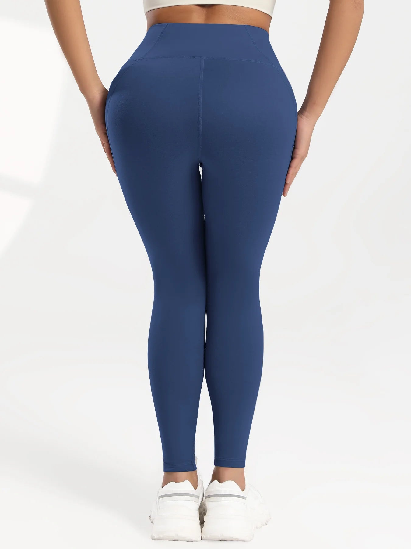 Solid Color Back Waist Pocket High Waist Fitness Yoga Legging soft Women Sport Pant Tight Butter Athletic Gym Ankle-Length Pants
