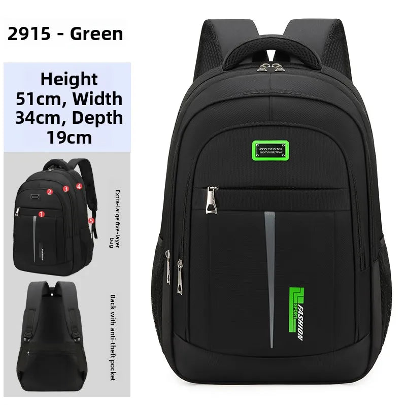 Casual Large Capaci Bapa for Men And Women Traveling High School Students Books Faion Trend Laptop Bag with Padded Ba