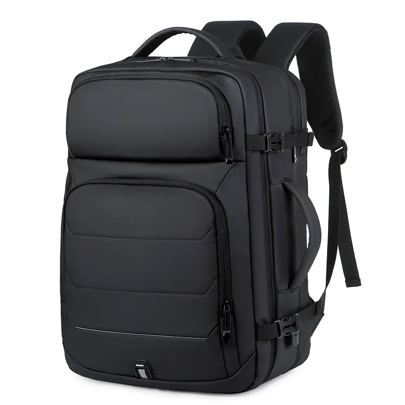 Expandable Men‘s 17 Inch Laptop Backpacks Waterproof Notebook Bag USB Schoolbag Sports Travel School Bag Pack Backpack For Male