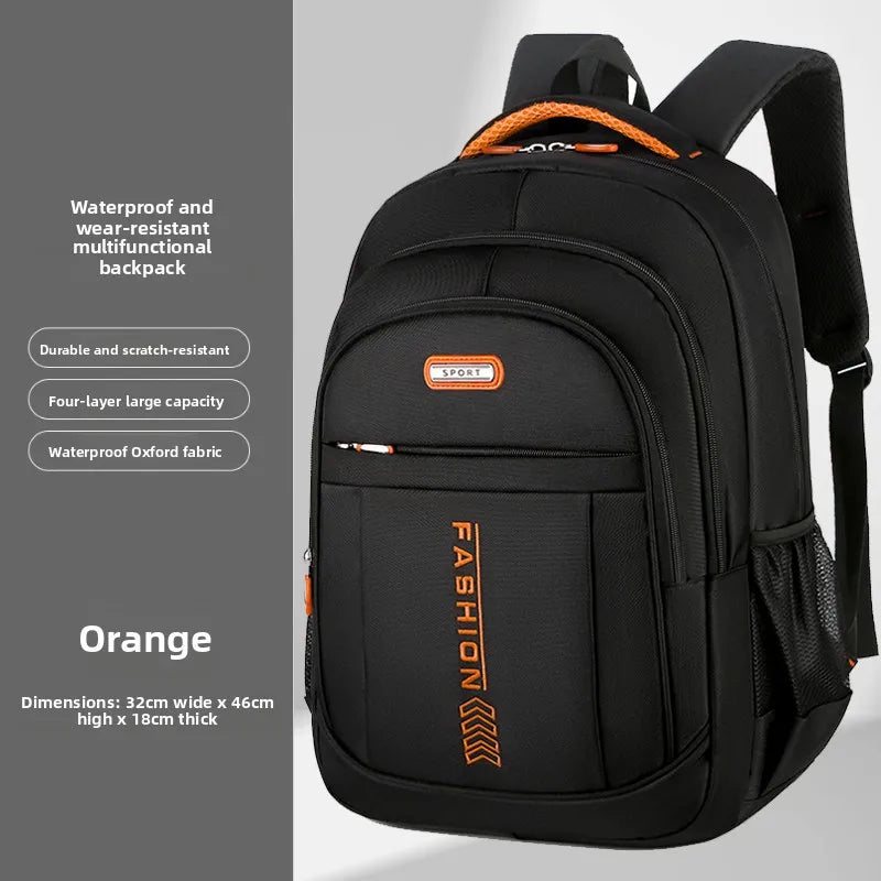 Casual Large Capaci Bapa for Men And Women Traveling High School Students Books Faion Trend Laptop Bag with Padded Ba