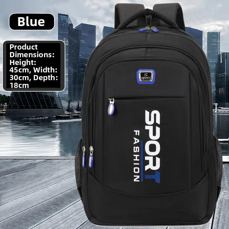 Men's Large Capaci Bapa Casual Simple Sle Climbing Bag Busin Travel Cuter Bag High School College Student Book Bag