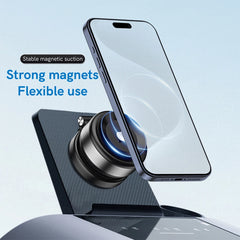 Magnetic Suction Cup Phone Mount for iPhone 16 15 14 Pro Max 360° Adjustable Vacuum Phone Holder for Car/Mirror/Smooth Surface