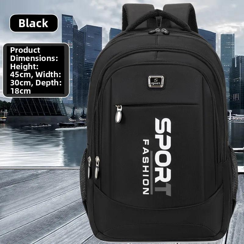 Men's Large Capaci Bapa Casual Simple Sle Climbing Bag Busin Travel Cuter Bag High School College Student Book Bag