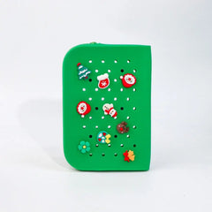 DIY Silicone Hole Pen Bag Large Capacity Pencil Case Student Stationery Organizer Dirt Resistant Multifuncional Stationery Bag