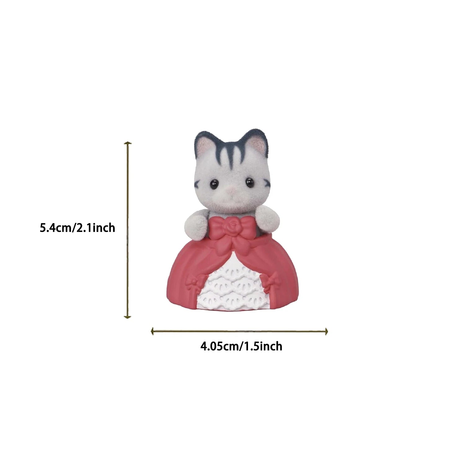 55PCS Cute Calico Critters Graffiti Stickers Children's Cartoon Doll Decals DIY Laptop Notebook Decoration Sticker Toy