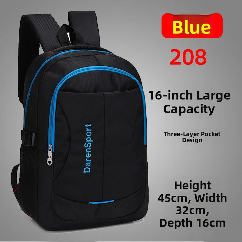 Casual Large Capaci Bapa for Men And Women Traveling High School Students Books Faion Trend Laptop Bag with Padded Ba