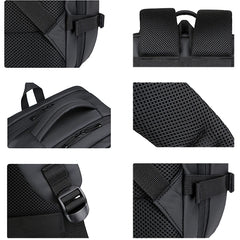 Expandable Men‘s 17 Inch Laptop Backpacks Waterproof Notebook Bag USB Schoolbag Sports Travel School Bag Pack Backpack For Male
