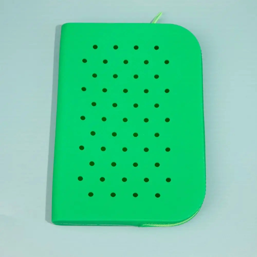 DIY Silicone Hole Pen Bag Large Capacity Pencil Case Student Stationery Organizer Dirt Resistant Multifuncional Stationery Bag