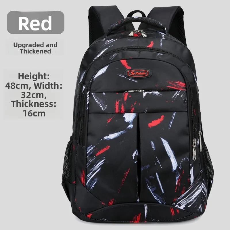 Men's Large Capaci Bapa Casual Simple Sle Climbing Bag Busin Travel Cuter Bag High School College Student Book Bag