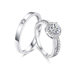 Couple Rings Niche Design Gifts For Girlfriend Simple Memorial